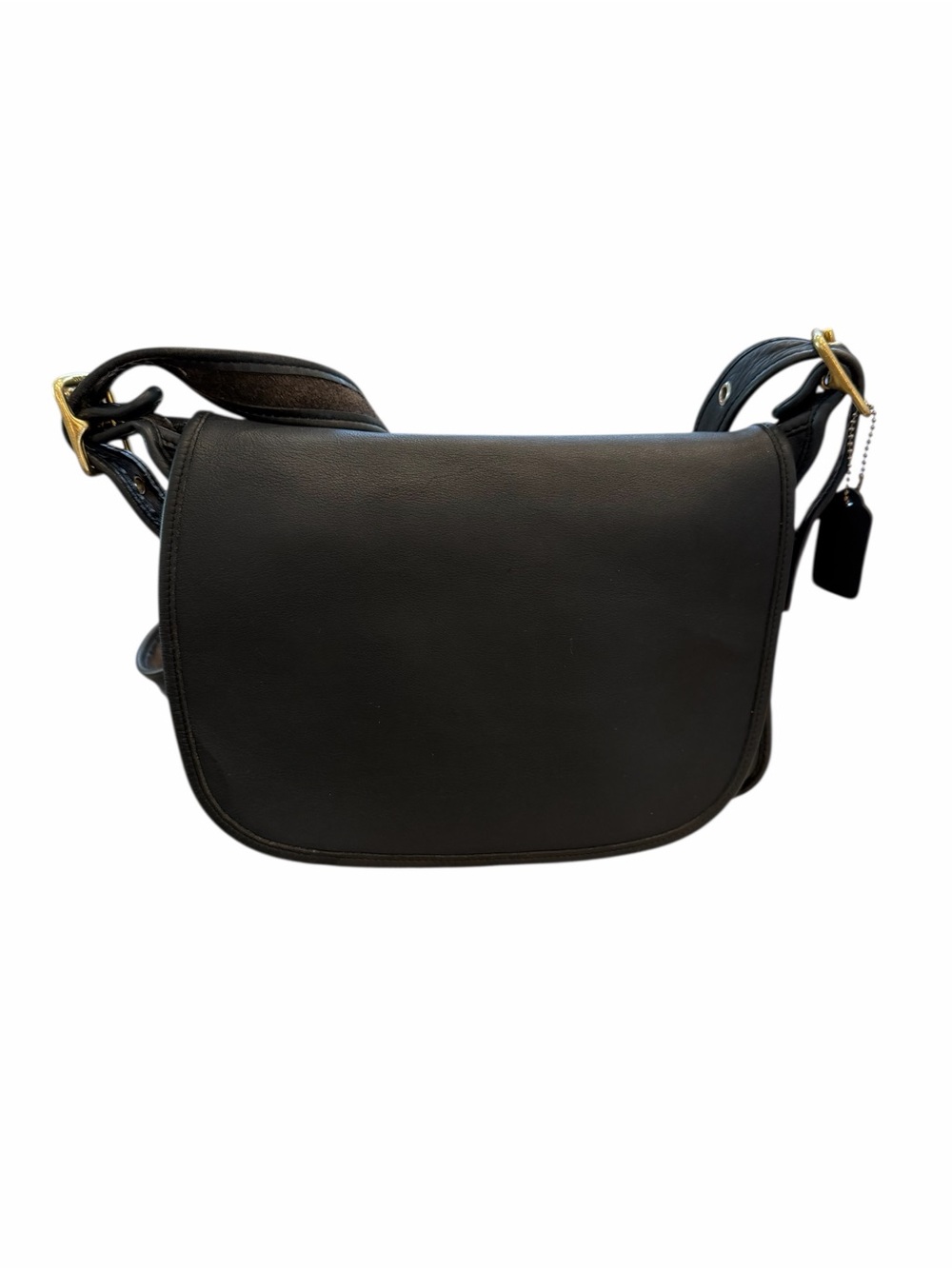 Rare Vtg 1998 Coach Patricia’s Legacy Flap Crossbody Bag Navy Black #9951